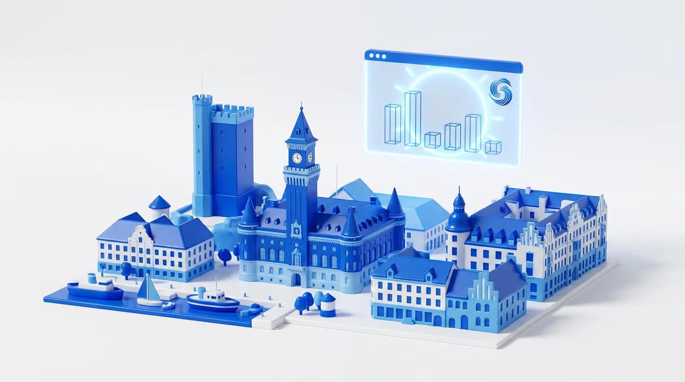 Illustration: webbyrå för företag i Helsingborg