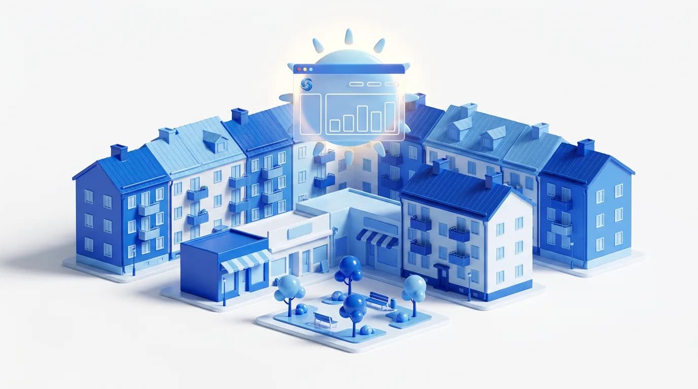 Illustration: webbyrå för företag i Hägersten