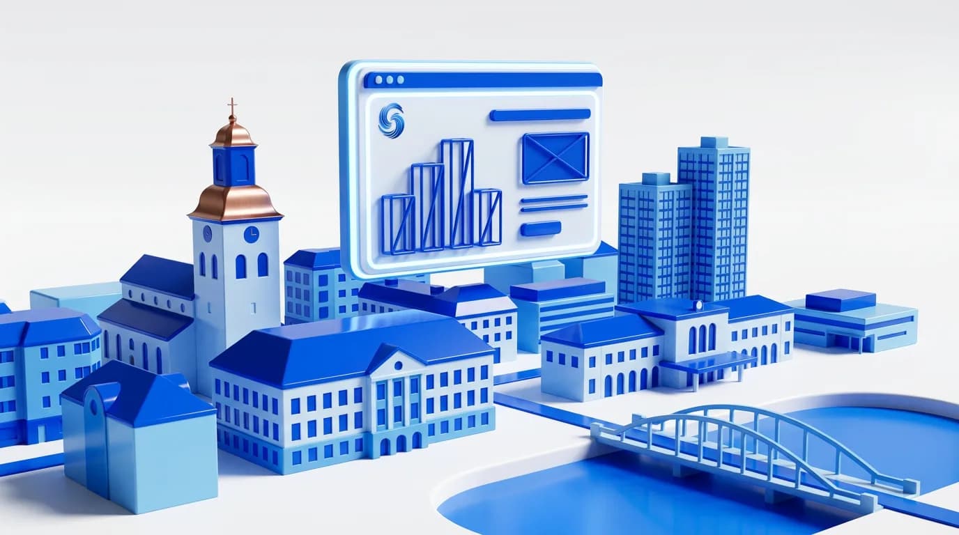 Illustration: webbyrå för företag i Jönköping
