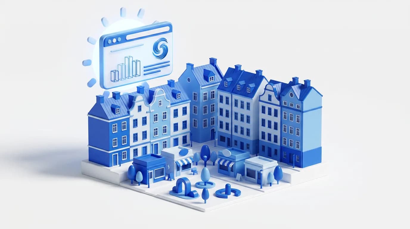 Illustration: webbyrå för företag i Kungsholmen