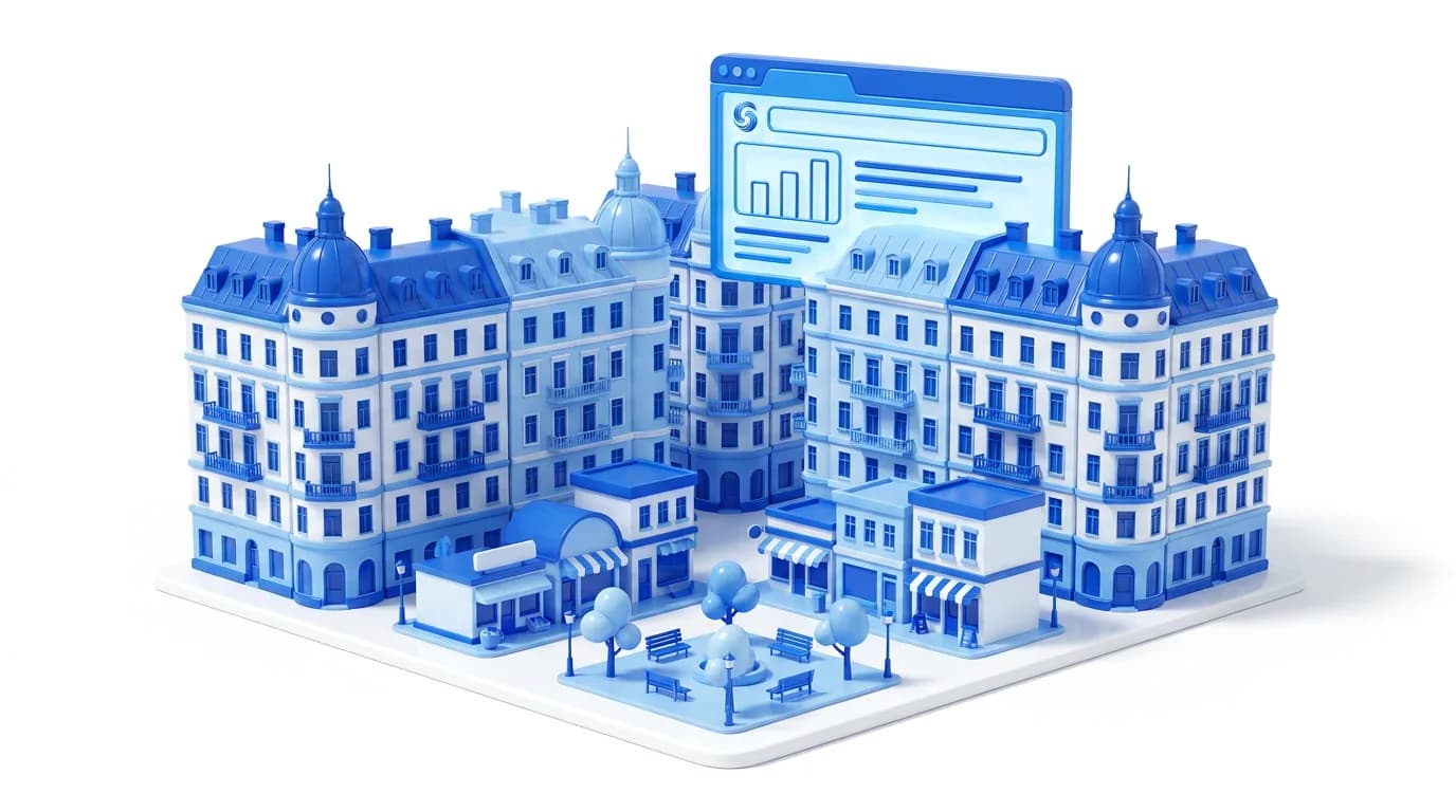 Illustration: webbyrå för företag i Östermalm