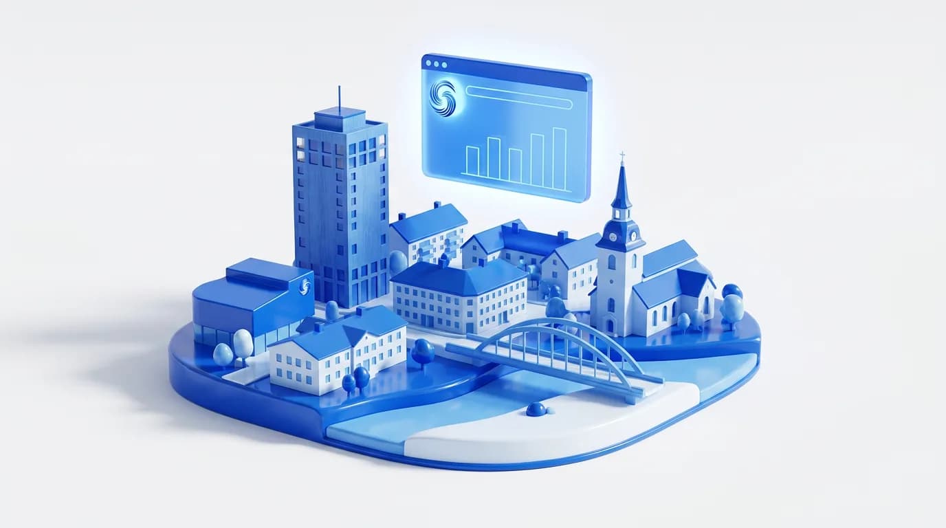 Illustration: webbyrå för företag i Skellefteå